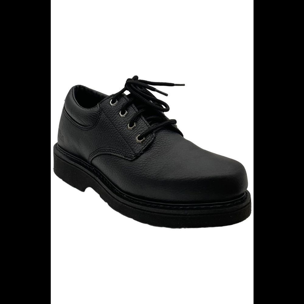 Work America Men's Responder II Leather Service Oxfords Black - Extra Wide